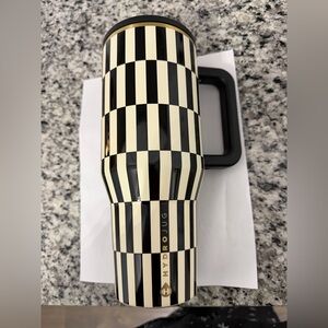 HydroJug Checkered Black and Cream Bottle